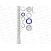 Гофросифон 1 1/2&quot*40/50 удлиненный с пластиковой решеткой, PF113-55-MR *55