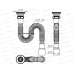 Гофросифон 1 1/4&quotх40/50 с пластиковой решеткой, PF103 *60
