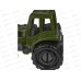 Трактор &quotИван&quot с бортовым прицепом Военный, И-2327  *12