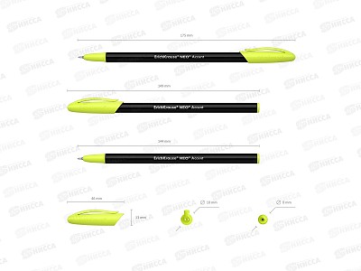 Ручка шариковая EK55386 Orange Stick син *50/400/3200