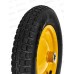Колесо для тачки садовой PR2400 (13&quotх 3,25-8 16/95мм) диск сварной, зеленый *5