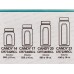 Банка CANDY с крышкой набор 4шт (660мл, 820мл, 980мл, 1140мл) 3007/SE3007GCL