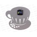 Часы настенные &quot21 Век&quot 2628-002 (10) из металл, сер+бел Капучино Рубин