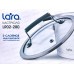 Кастрюля Венера LR02-280 нержавеющая сталь 20*11см 3,1л индукционное  дно стекл крышка