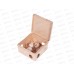 Распаячная коробка ОП 100х100х55мм, крышка, &quotЭКО&quot (сосна),  IP54, 8 входов, 0713 *18