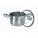 Кастрюля Флора LR02-257 18х11,5см 2,9л, индукционное дно, крышка