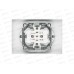 Розетка INTRO Accept двойная, cкрытая установка с заземлением  2x2Р+E, IP20, белый, 6-205-01 *10/100