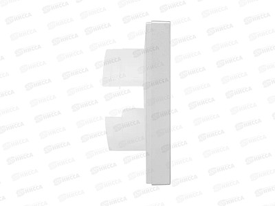 Рамка на 1 пост EKF алюминий, пластик Эпика IP44