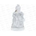Снегурочка в бело-серебристой шубке, 30см Т-6352