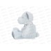 Игрушка ТМ &quotRelana&quot Мишка светло-мятный с бантиком, 19см, RL24170-19