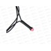 Гирлянда 30м вьюн 300LED розовый 8 режимов 384-226 г