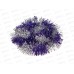 Мишура 002015 змейка с переливом  5смх2м. фиолет+серебро, AL-3344, *800
