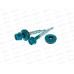 Саморез кровельный RAL5021 4,8*35 (250шт) Морская волна, Zitar   *16