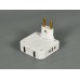 Тройник СПУТНИК SRP204USB 2роз.+2USB 2.1А 10А IP20 белый *400