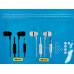Наушники BOROFONE BM74 вакуумные с микрофоном 1,2м черные