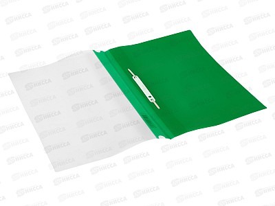 Скоросшиватель-мяг.пл. Hatber пр.верх, зеленая,140/180мкм 00104 *20