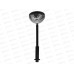 Светильник сад. солн.бат. 11,5х47,5см, 2LED бел/шам. INBLOOM 475-354 *12  г