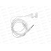 Наушники вакуумные AUX разъём с МК 1.2м Borodone BM77 White