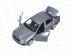 Машина &quotТЕХНОПАРК&quot металл &quotBMW 5-ER SEDAN M-SPORT&quot, 12см, серый, 5ER-12-GY, в/к