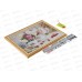 Алмазная мозаика №GLD64507, 40*30см &quotЦветочки&quot на подрамнике
