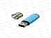 Флеш-карта Perfeo USB  8GB E04 Blue economy series, PF-E04N008ES