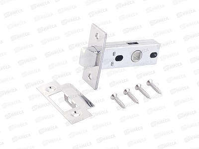 Ручки для дверей Аллюр Лана CP/W+L 45-8 CP (86211/S45) хром/бел 15713