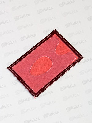 Карман д/пласт карт Barez J-016 нат кожа ассорти, 10г