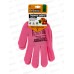 Перчатки PR-PVC523 Микроточка в и/у р.L(9) Fiberon розовый *12/120