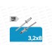 Заклепки SR 3,2*8 кор. с окном (100шт)