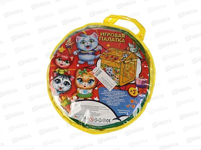 Палатка &quotКоты&quot GFA-CATS-R &quotИграем вместе&quot в сум. 83х80х105см