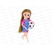 Кукла малышка Miss Kapriz MK55858D футболистка FCJ1434514 в пакете
