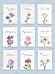 Набор открыток СИТИ ХОУМ 7*10см 30шт Delicate flowers CRDMMP30