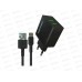 З/у сетевое 2USB 2.4A More choice NC11 с кабелем USB+Lightning Black