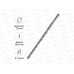 Бур по бетону 10 х 260мм SDS-plus VIRA, 561026 *10/200