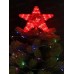 Верхушка на ёлку "Красная звезда" 22см, 20 LED, красный, НВУ-0009