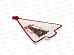 Блюдо в форме ёлки Марсала 21х16х2,5см керамика, MILLIMI, 820-961   г