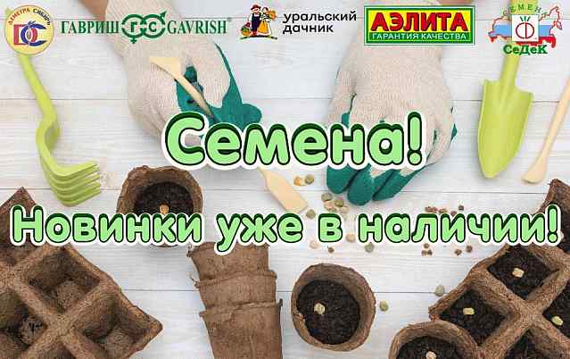 Огромный выбор семян от разных производителей! В наличии!